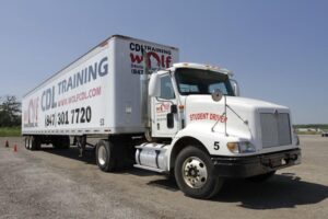 CDL School Near Elgin - Training Lot